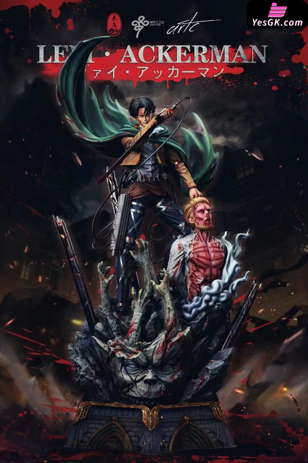 Attack On Titan Levi Ackerman Carrying Zeke Yeager Resin Statue - Lc Studio [In Stock] Attackontitan