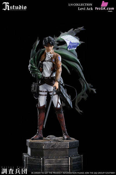 Attack On Titan Levi Ackerman Erwin Smith Statue - Jr Studio [Pre - Order]
