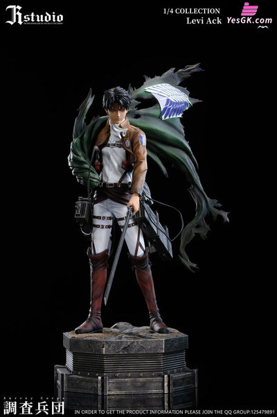 Attack On Titan Levi Ackerman Erwin Smith Statue - Jr Studio [Pre - Order]