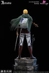 Attack On Titan Levi Ackerman Erwin Smith Statue - Jr Studio [Pre - Order]