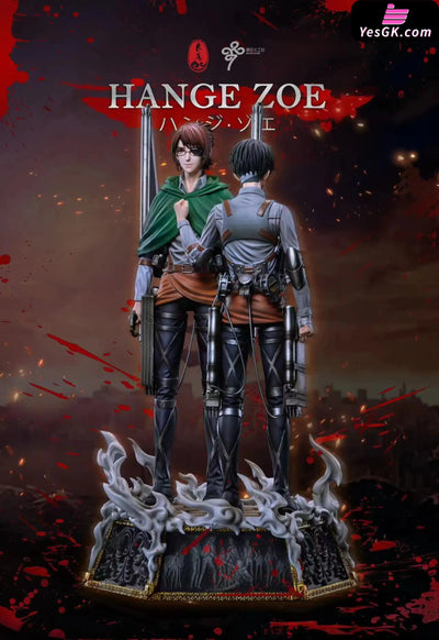 Attack On Titan Levi Ackerman Hange Zoe Statue - Lc Studio [Pre - Order] Deposit