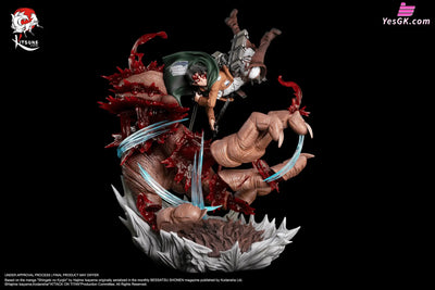 Attack on Titan Levi Ackerman VS Beast Titan 1/6 Statue - Kitsune Statue Studio [In-Stock] - Full Payment - Attack on