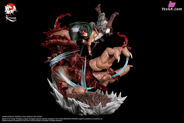 Attack on Titan Levi Ackerman VS Beast Titan 1/6 Statue - Kitsune Statue Studio [In-Stock] - Full Payment - Attack on