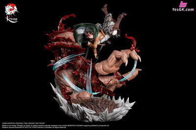 Attack on Titan Levi Ackerman VS Beast Titan 1/6 Statue - Kitsune Statue Studio [In-Stock] - Full Payment - Attack on