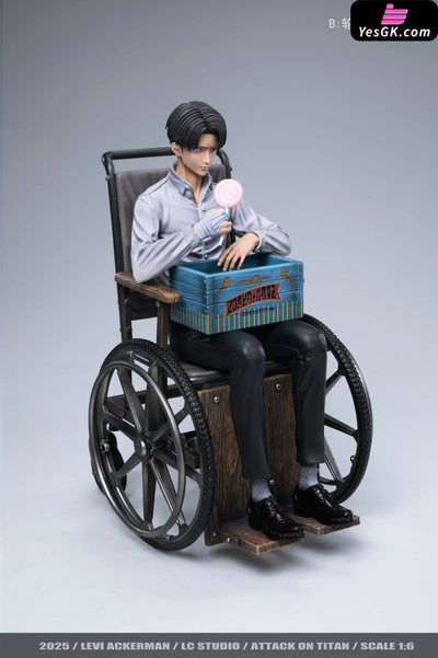 Attack on Titan Levi Ackermann’s Farewell GK Statue - LC Studio [Pre-Order] Deposit / B Wheelchair Levi Ackermann