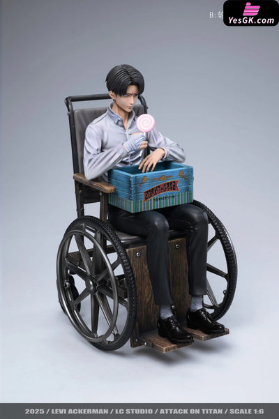 Attack on Titan Levi Ackermann’s Farewell GK Statue - LC Studio [Pre-Order] Deposit / B Wheelchair Levi Ackermann