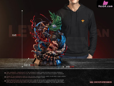 Attack on Titan Levi vs Zeke Resin Statue - DT Studio [In -Stock] Full Payment Attack on Titan