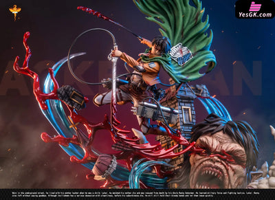 Attack on Titan Levi vs Zeke Resin Statue - DT Studio [In -Stock] Full Payment Attack on Titan
