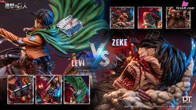 Attack on Titan Levi vs Zeke Resin Statue - DT Studio [In -Stock] Full Payment Attack on Titan