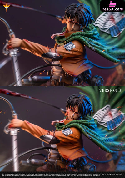 Attack on Titan Levi vs Zeke Resin Statue - DT Studio [In -Stock] Full Payment Attack on Titan