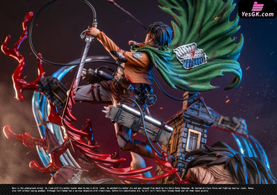 Attack on Titan Levi vs Zeke Resin Statue - DT Studio [In -Stock] Full Payment Attack on Titan