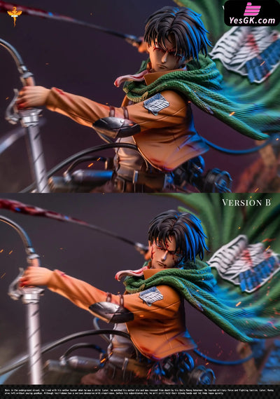 Attack on Titan Levi vs Zeke Resin Statue - DT Studio [In -Stock] Full Payment Attack on Titan