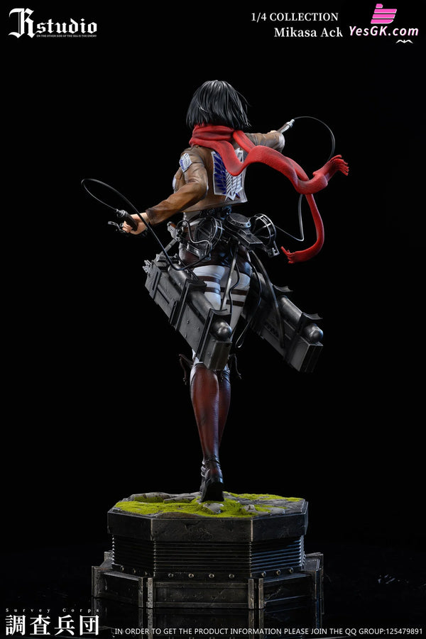 Attack On Titan Mikasa Ackerman Armin Arlert Statue - Jr Studio [Pre - Order]