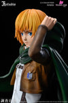 Attack On Titan Mikasa Ackerman Armin Arlert Statue - Jr Studio [Pre - Order]