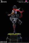 Attack On Titan Mikasa Ackerman Armin Arlert Statue - Jr Studio [Pre - Order]