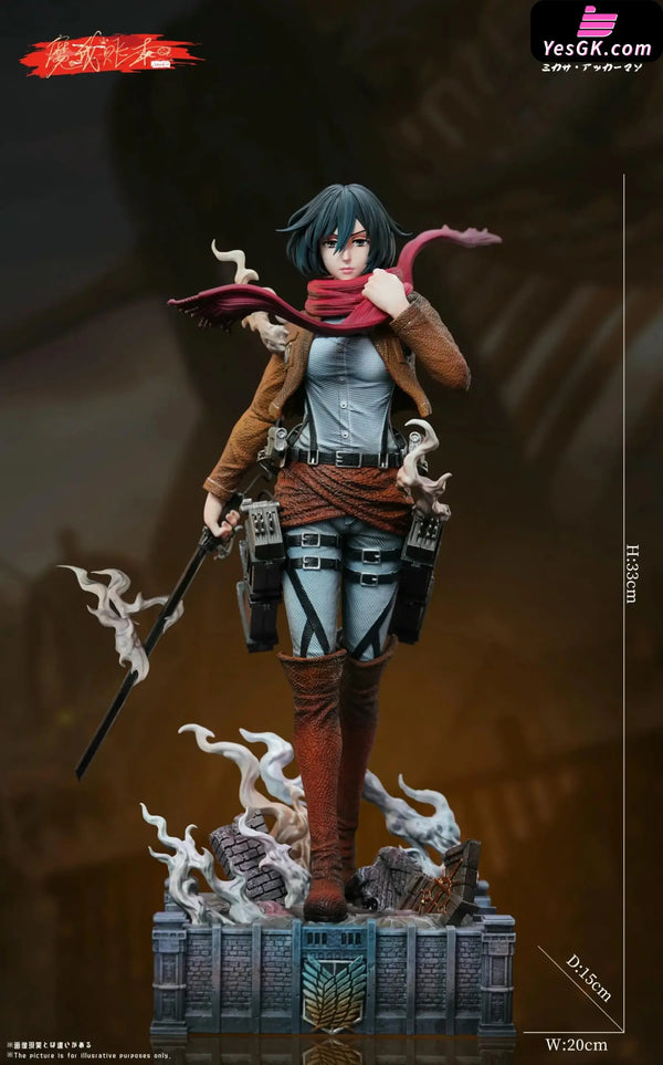 Attack On Titan Mikasa Ackerman GK Statue - MagicBook Studio [Pre-Order] Attack on Titan