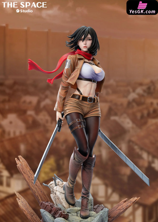 Attack on Titan Mikasa Ackerman GK Statue - The Space Studio [In-Stock] - Attack on Titan