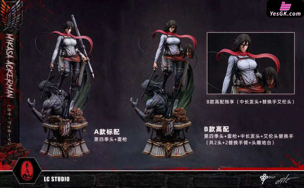 Attack On Titan Mikasa Ackerman Statue - Lc Studio [Pre-Order]