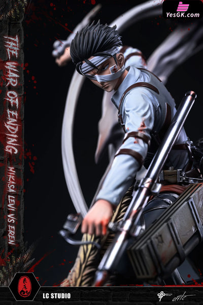 Attack On Titan Mikasa Levi Vs The Founding Statue - Lc Studio [Pre - Order]