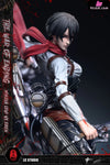 Attack On Titan Mikasa Levi Vs The Founding Statue - Lc Studio [Pre - Order]