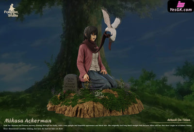 Attack On Titan Mikasa Under The Tree Resin Statue - Freedom Studio [Pre - Order]