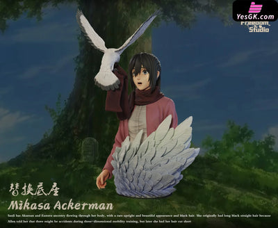 Attack On Titan Mikasa Under The Tree Resin Statue - Freedom Studio [Pre - Order]