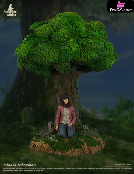 Attack On Titan Mikasa Under The Tree Resin Statue - Freedom Studio [Pre - Order]