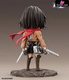 Attack On Titan Q Version Mikasa Resin Statue - Rz Studio [Pre - Order]