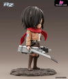 Attack On Titan Q Version Mikasa Resin Statue - Rz Studio [Pre - Order]