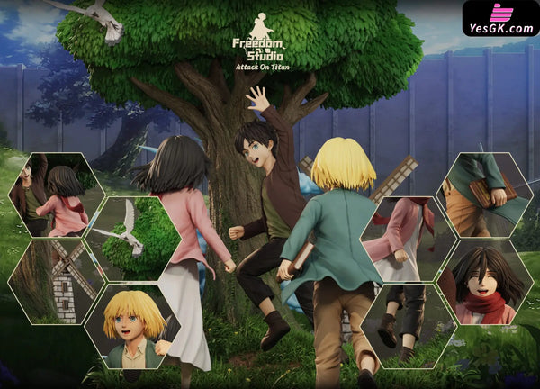 Attack on Titan Running to the tree on the hill GK Statue - Freedom Studio [Pre-Order] Attack on Titan