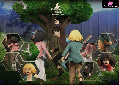 Attack on Titan Running to the tree on the hill GK Statue - Freedom Studio [Pre-Order] Attack on Titan