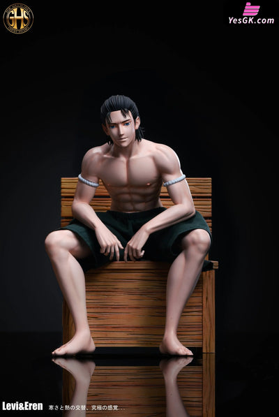 Attack On Titan Sauna Eren Yeager Levi Ackerman Statue - Ghost Studio [Pre - Order] Deposit /