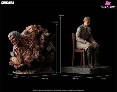 Attack On Titan Series Armored And Reiner Braun Resin Statue - Chikara Studio [Pre-Order Closed] On