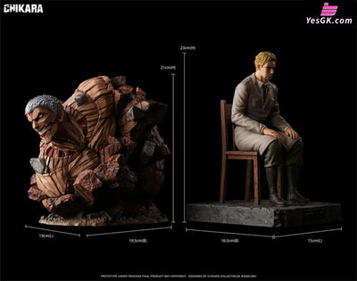 Attack On Titan Series Armored And Reiner Braun Resin Statue - Chikara Studio [Pre-Order Closed] On