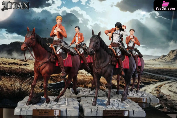 Attack on Titan Special Operations Squad First Levi Squad Statue - TAITAN Studio