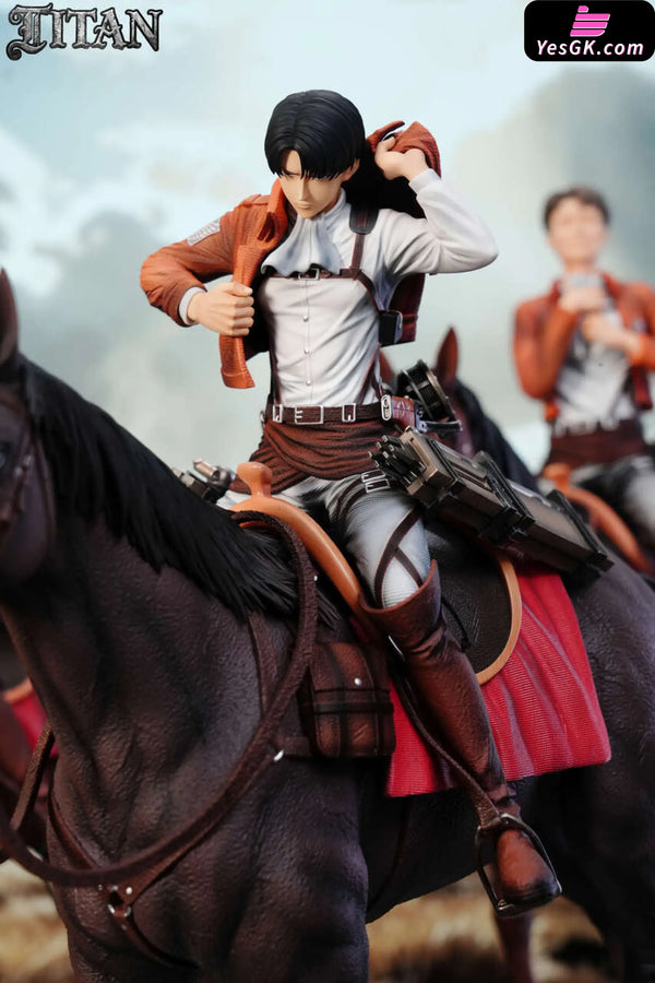 Attack on Titan Special Operations Squad First Levi Squad Statue - TAITAN Studio