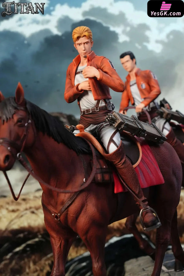 Attack on Titan Special Operations Squad First Levi Squad Statue - TAITAN Studio