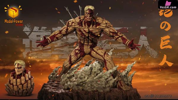 Attack On Titan The Armored Resin Statue - Model Power Studio [Pre - Order]
