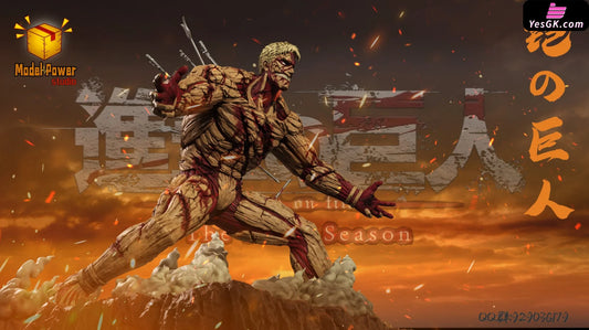 Attack On Titan The Armored Resin Statue - Model Power Studio [Pre - Order] Deposit