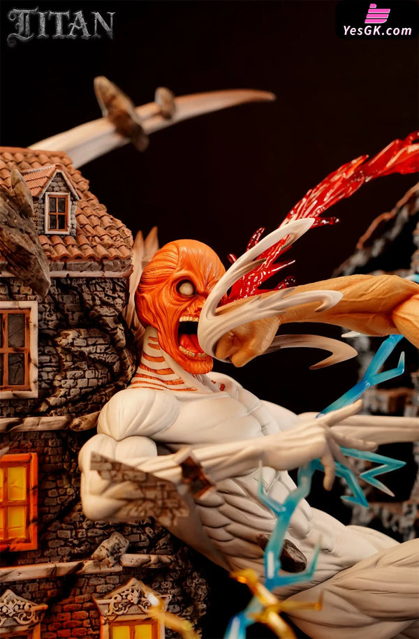 Attack on Titan The Great Titan #1 War Hammer Titan VS Attack Titan Statue - TITAN Studio [Pre-Order] - Attack on Titan