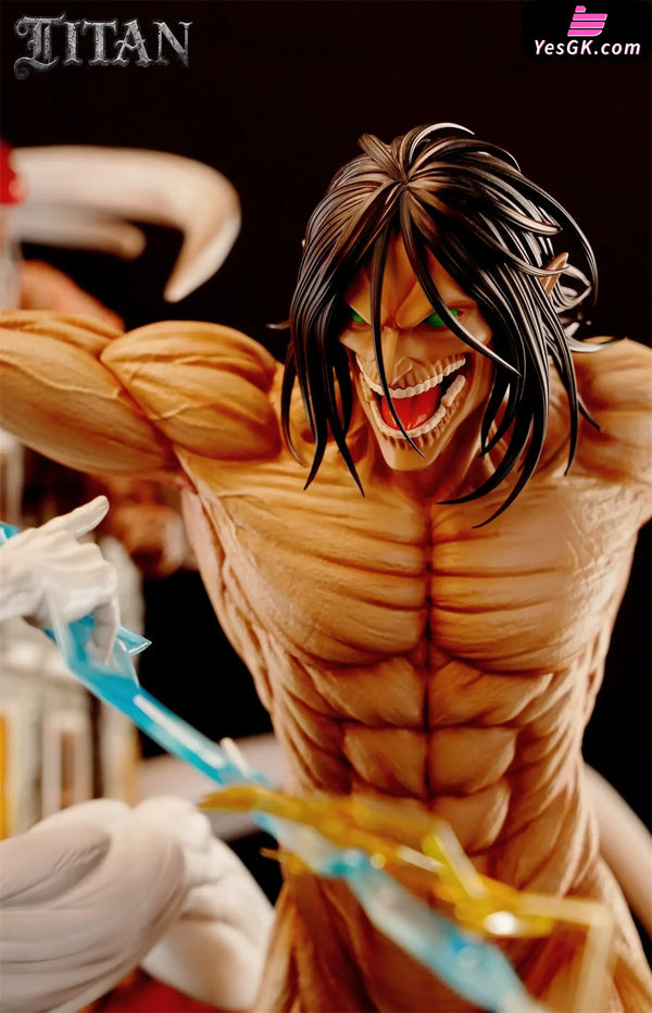 Attack on Titan The Great Titan #1 War Hammer Titan VS Attack Titan Statue - TITAN Studio [Pre-Order] - Attack on Titan