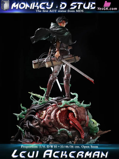Attack On Titan The Most Gentle Dwarf Captain Levi GK Statue - Monkey.D Studio [Pre-Order] Attack on Titan