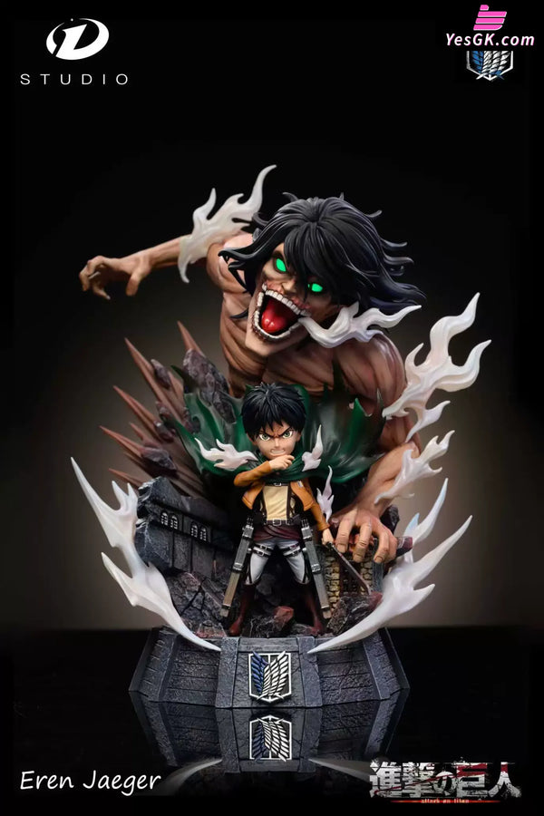 Attack on Titan The Nine Titans #1 Eren WCF GK Statue - D Studio [In-Stock] - Full Payment - Attack on Titan