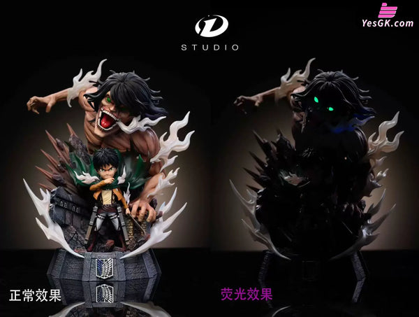 Attack on Titan The Nine Titans #1 Eren WCF GK Statue - D Studio [In-Stock] - Full Payment - Attack on Titan