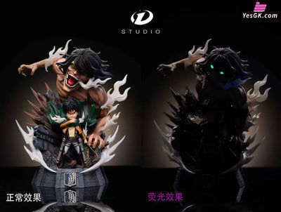 Attack on Titan The Nine Titans #1 Eren WCF GK Statue - D Studio [In-Stock] - Full Payment - Attack on Titan