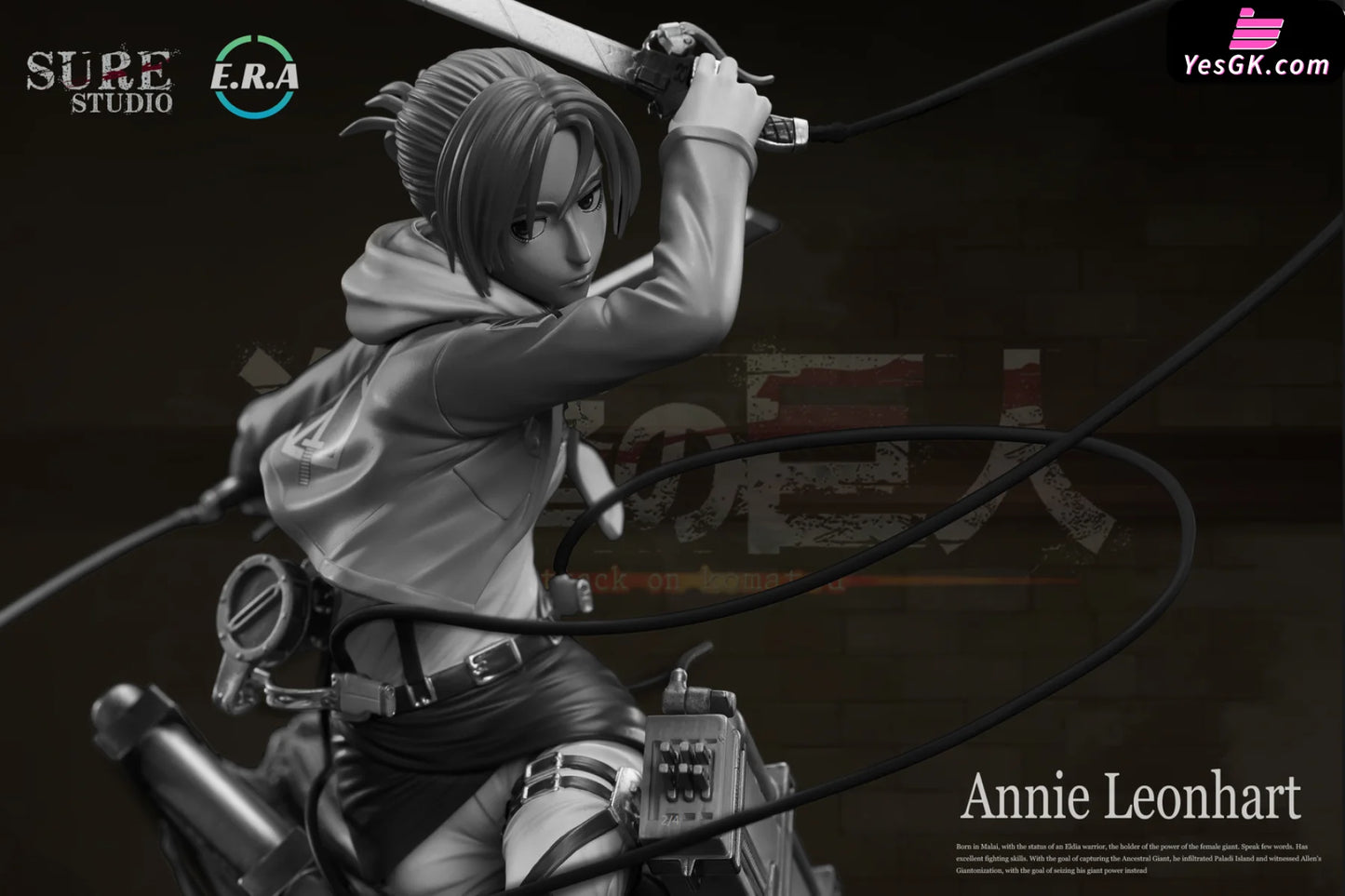 Attack On Titan Tree Stump-Annie Leonhart Statue - Sure Studio & Era [Pre-Order]