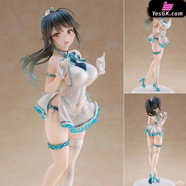 Avian Romance Pink Label Ponytail Girl: Qipao (Licensed) Figure - WAVE Studio [Pre-Order] Others