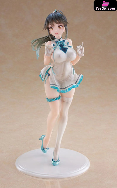 Avian Romance Pink Label Ponytail Girl: Qipao (Licensed) Figure - WAVE Studio [Pre-Order] Others