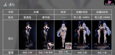 Azur Lane Bunny Musashi & Shinano 1/4 GK Statue - Acy Studio & Xpic Studio [In-Stock] - Azur Lane