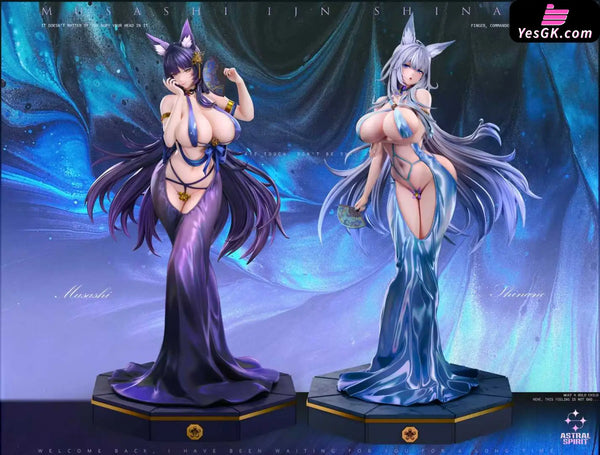 Azur Lane Fox Sisters 1/4 GK Statue - AstralSpirit Studio [In-Stock] - Full Payment / Set - Azur Lane